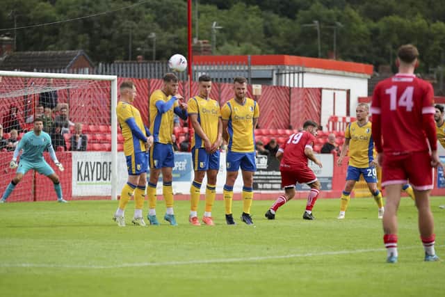 SPORT: FOOTBALL: PRE SEASON : Alfreton Town FC v Mansfield Town FC : Impact Arena : 15 July 2022 : Photo Credit Chris & Jeanette Holloway @ The Bigger Picture.media : Tel 07946143859