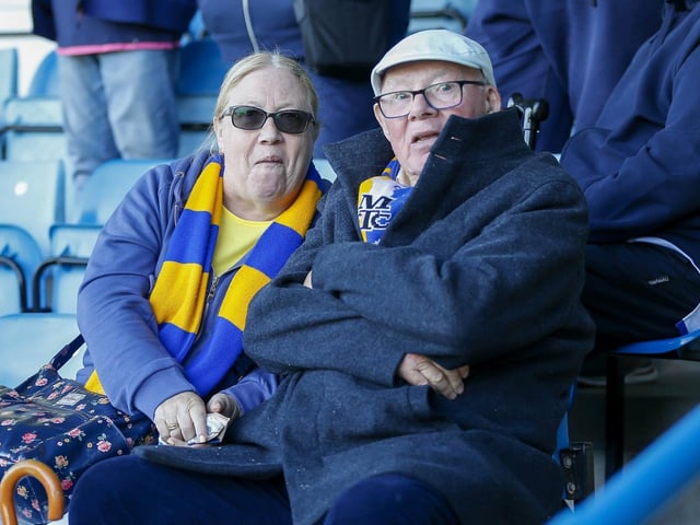 Stags fans at Gillingham.