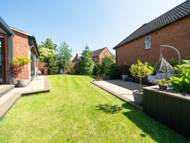 Another shot of the delightful rear garden. Ideal for rest or play.