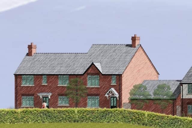 Artists impressions of homes off Abbott Road/Brick Kiln Lane, Mansfield