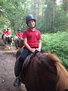 Bracken Hill School pupils enjoy horse riding session