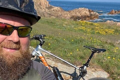 Gareth Groombridge will take on the Peak District Mountain Bike Challenge in April.