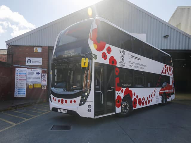 Stagecoach unveils new Armed Forces Covenant bus livery