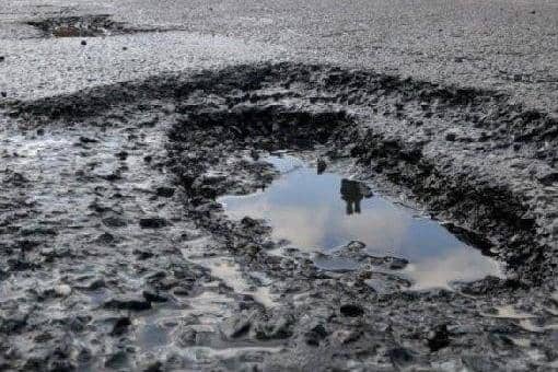 Where are the worst potholes in Nottinghamshire?