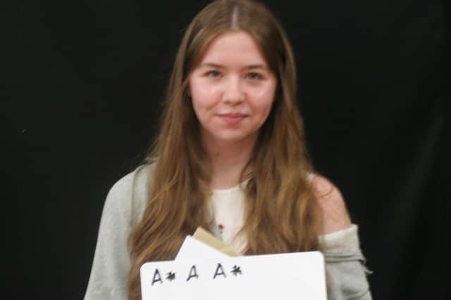 Kasey achieved A*A*A and will be studying business management at the University of Nottingham.
