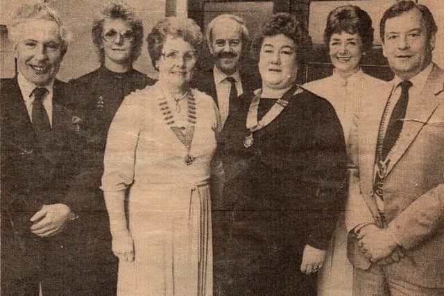 A picture of Pam Lord when she was a Sutton Inner Wheel Club president in years gone by