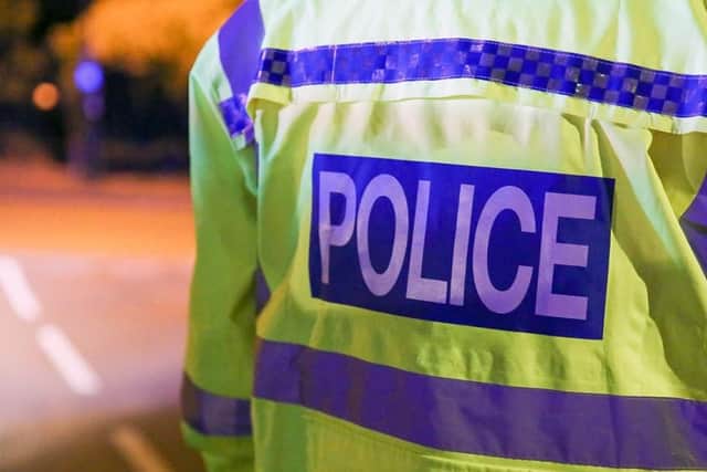 Three men, aged 22, 22, and 32, have been detained on suspicion of theft of a motor vehicle.