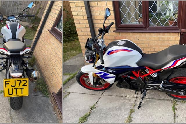 The motorbike was last seen in Nuthall.