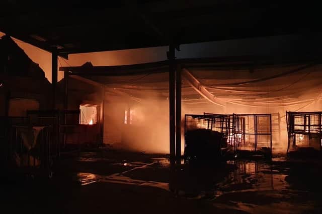 The fire burns at Savanna Rags.