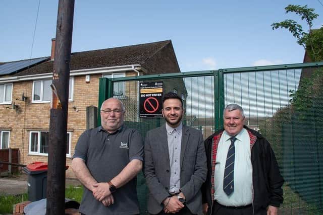 Locked gates have been installed blocking access to three notorious alleyways on the Coxmoor Estate in Kirkby.