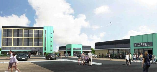 An artist's impression of how the development could look.