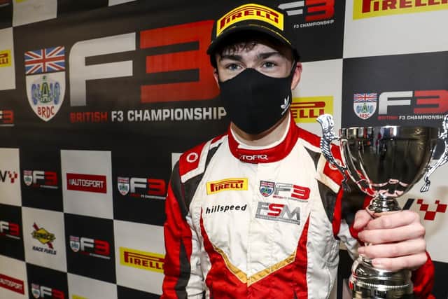 British F3 rookie Oliver Clarke impressed on debut.