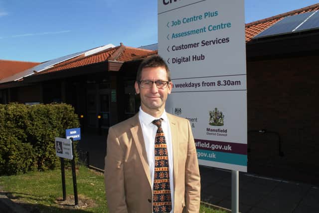 Mansfield mayor Andy Abrahams.