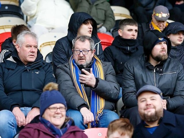 Stags fans made the long trip to Newport where they saw their side pegged back to a late draw.
