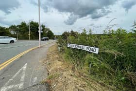 Land off Cauldwell Road is earmarked for homes.