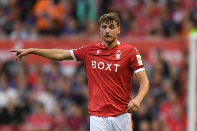 Riley Harbottle of Nottingham Forest - now at Stags on loan.