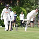 Adam Dobb - late partnership could not save Mills from defeat.