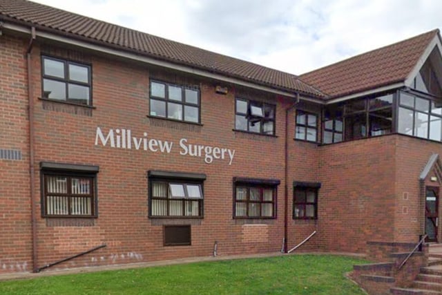There are 986 patients per GP at Millview. 
In total there are 8,493 patients and the full-time equivalent of 8.6 GPs.