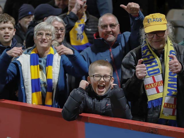 Mansfield Town progressed in the FA Cup thanks to Stephen McLaughlin's second half goal.