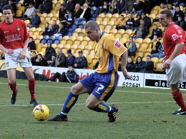 Mansfield Town v Wrexham at Field Mill in Feb 2006.