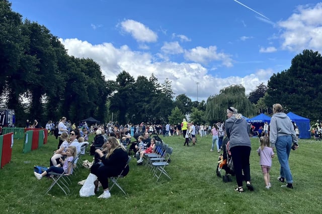 Mansfield Summer Festival was blessed with good weather. (Photo by: Mansfield Council)