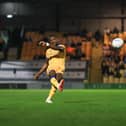 Deji Oshilaja in action during the Jersey Mike’s Trophy match against Port Vale FC at Vale Park, 06 Oct 2026. Photo credit Chris & Jeanette Holloway / The Bigger Picture.media