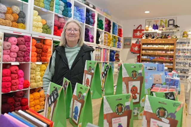 Tina, from Tina's Wooly Crafts, has been trading in the Indoor Market for just over six years.