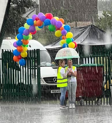 Even the weather did not put a stop to the summer fair.