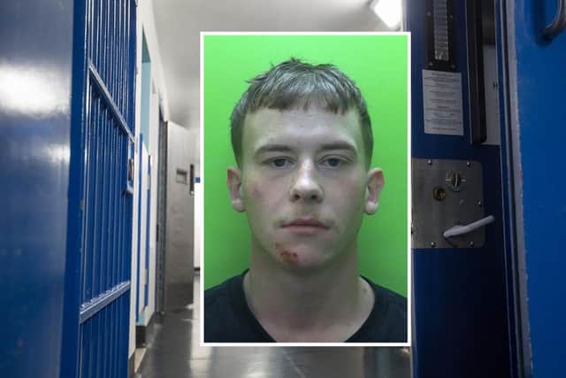 Cameron Ashley was jailed for a total of three years and two months.
