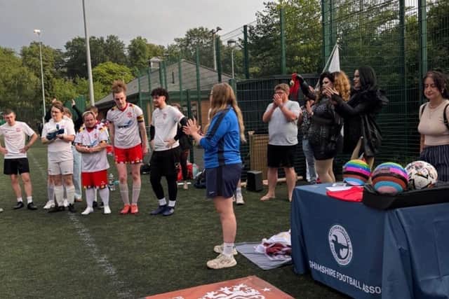 Five teams competed in the inaugural five-a-side tournament