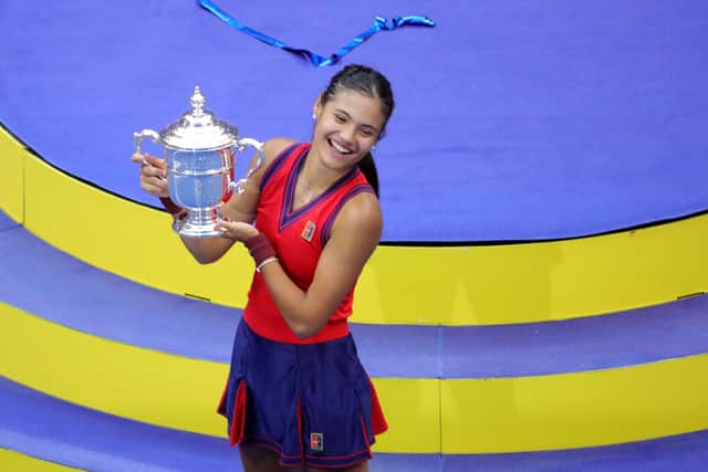 Emma Raducanu's US Open win has inspired young players all over the UK to start playing tennis.