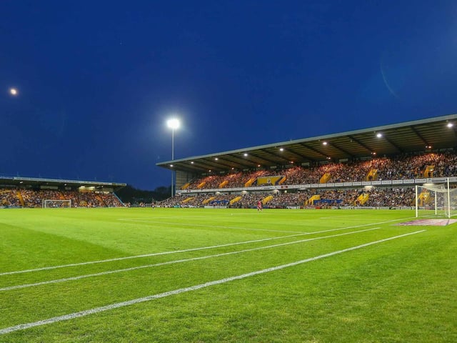 The One Call Stadium ready for the big play-off semi-final first leg against Northampton Town.