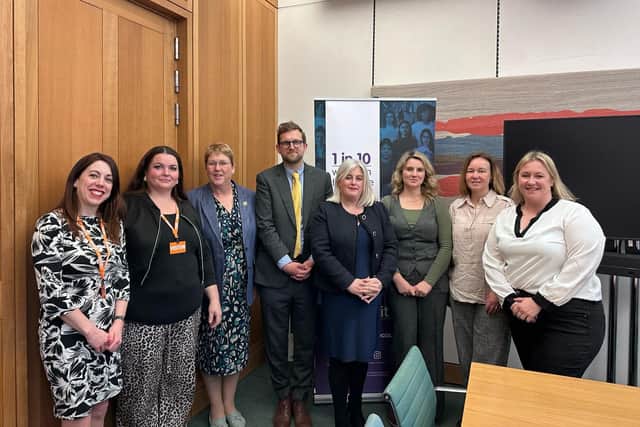 Hucknall MP Michelle Welsh with members of the PCOS All-Party Parliamentary Group, which she has been elected chair of. Photo: Submitted