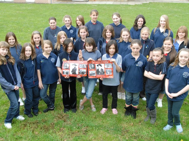 In 2008 members of the 1st Kirkkby St Wilfrid's Guide Group who celebrated their 90th anniversery