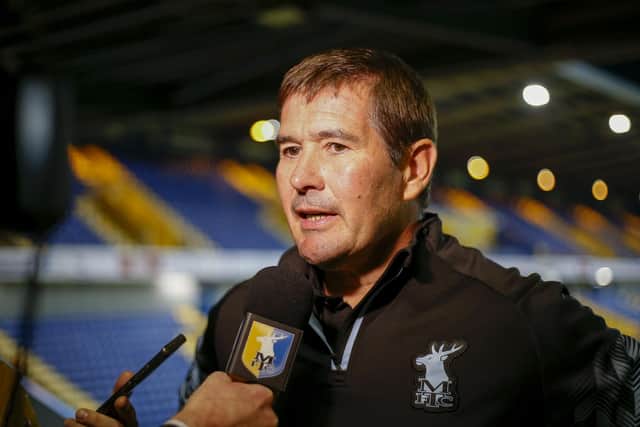 Stags manager Nigel Clough.