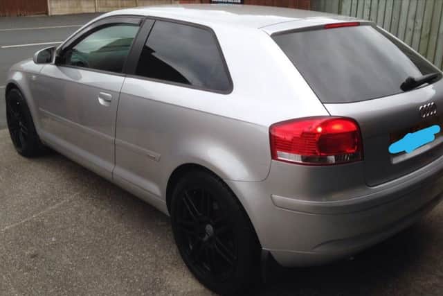 Derbyshire police say this is a vehicle similar to one which rammed one of their vehicles.