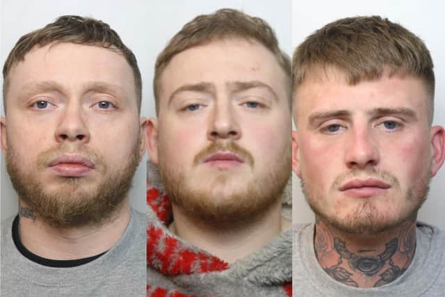 Thomas Brown, Connor Wheelhouse and Alfie Poole