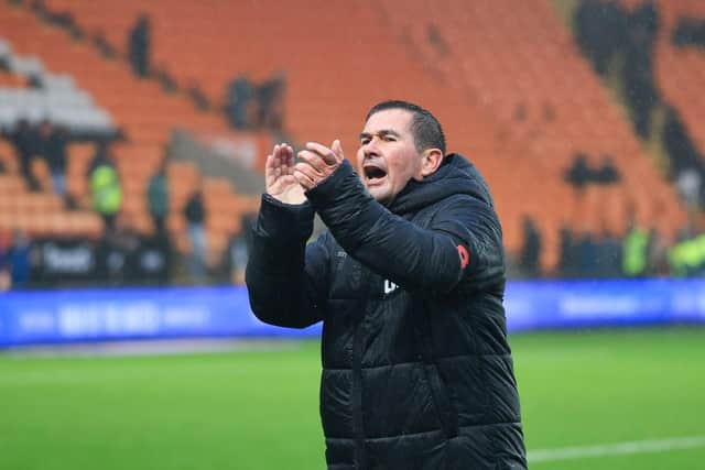 Mansfield Town manager Nigel Clough following the Sky Bet League 1 match against Blackpool FC at Bloomfield Road, 24 Oct 2026, Photo credit Chris & Jeanette Holloway / The Bigger Picture.media