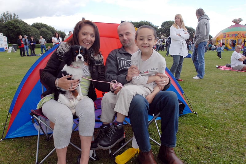 Brilliant times in Bents Park as this family takes in the summer festival of 2008 with Roland Gift among the highlights.