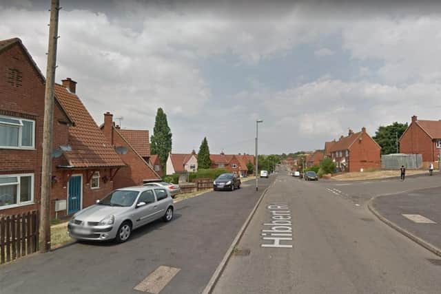 A burglar has been arrested after he stole a can of WD40 and a bank card from a property in Hibbert Road this morning.