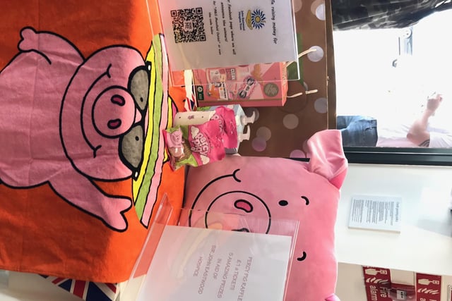 Percy Pig was prominent at the event.