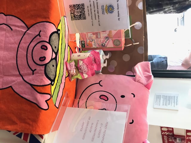 Percy Pig was prominent at the event.