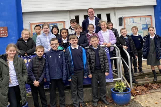 Neil Clemerson on his final day at Greenwood Primary and Nursery School