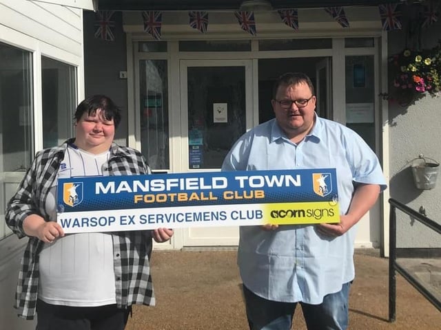 Mansfield Town fans make their way to Wembley.