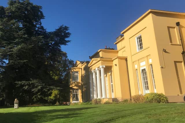 The historic Upton Hall, where the museum is located.