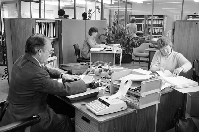 Did you work in the busy offices in the eighties?