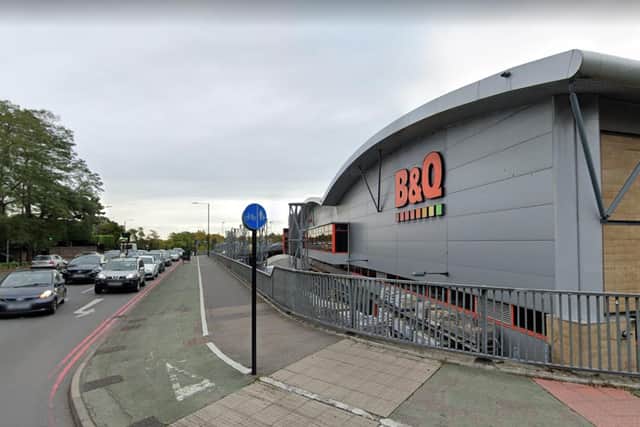 B&Q in Sutton.