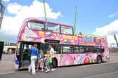 Seasider Sweetie - one of the 12 seasider fleet of open top buses