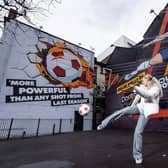 2,774 square foot mural of Lioness Chloe Kelly is unveiled by Doritos as nation calls for more female athletes to be celebrated.