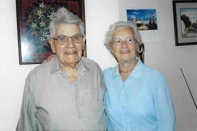 Edith with her late husband, Wilf, a former miner at Pleasley, Clipstone and Ollerton pits, who died in 2009 at the age of 91.